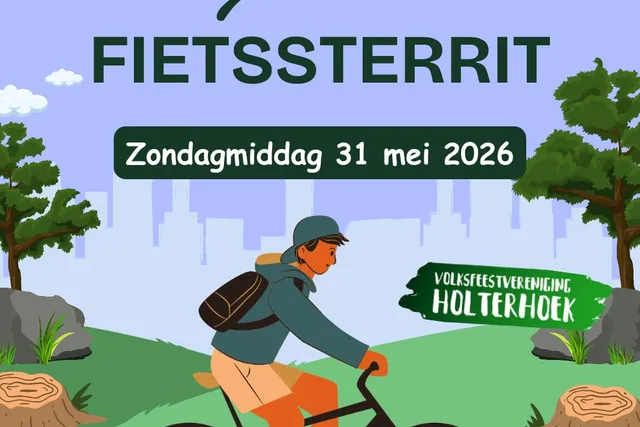 Poster van de fietssterrit op 31 mei 2026