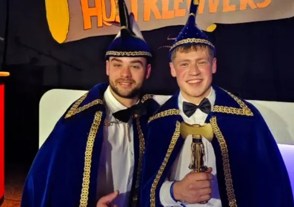 Nieuw prinsenpaar van carnavalsvereniging De Holtkleuvers