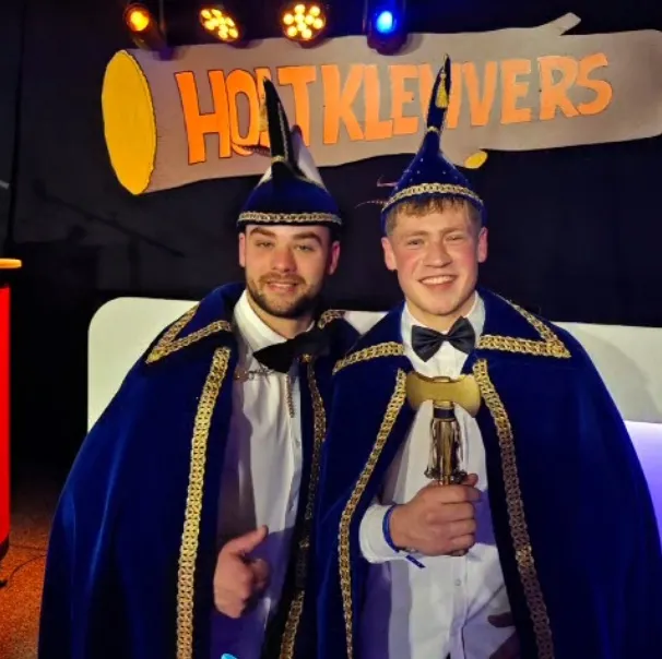 Nieuw prinsenpaar van carnavalsvereniging De Holtkleuvers